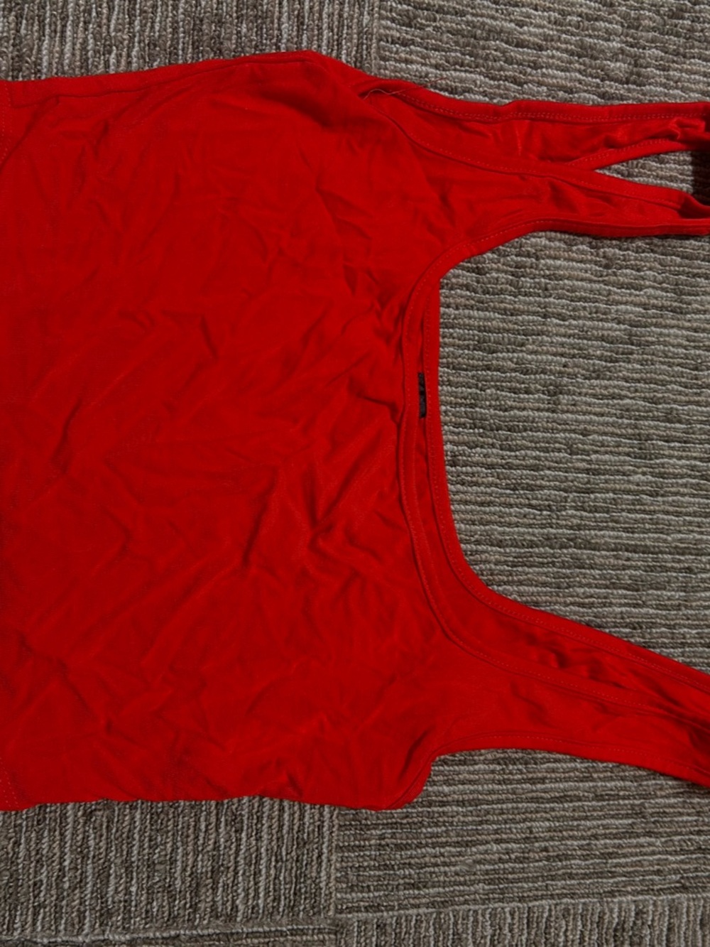 Amazon Red Scoop Neck Tank Top